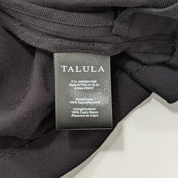 Aritzia Talula Kent Blazer Womens Size 2 Black Open Front Lightweight - Picture 10 of 12